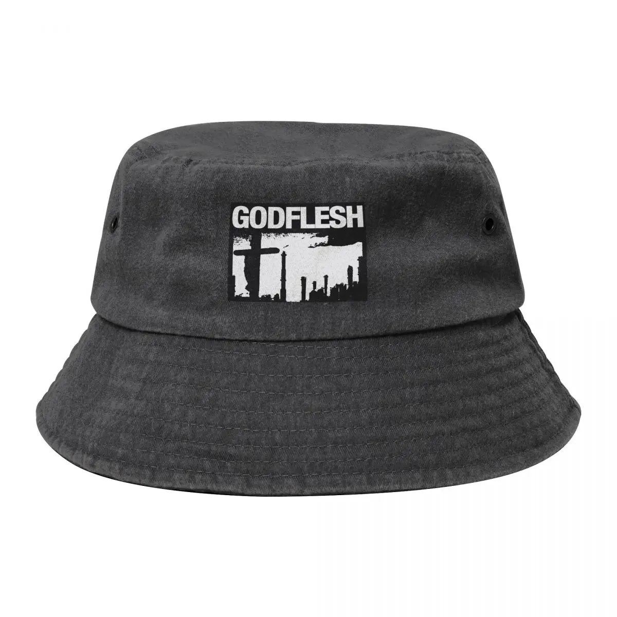 godflesh Bucket Hat Snap Back Hat Thermal Visor Gentleman Hat Men Golf Wear Women's