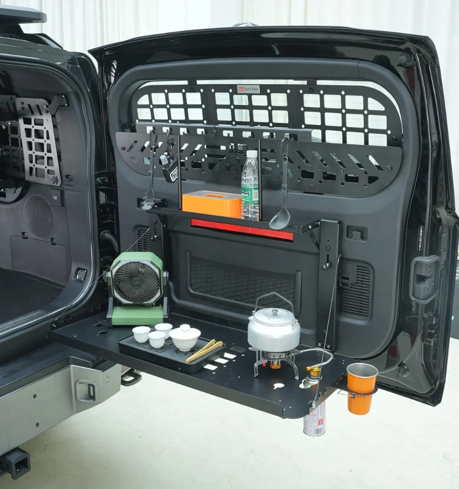 Tailgate Storage Rack Foldable Table Panel Trunk Extension Racks for Jetour G700 2025 2026
