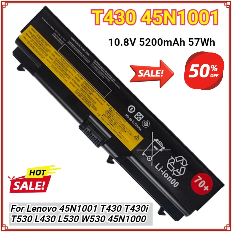 45N1001 70 + T430 بطارية الكمبيوتر المحمول لينوفو ثينك باد L412 L430 L420 L520 L512 L530 T410 T410i T420 T420i T430 T430 T520 T530T510 #4