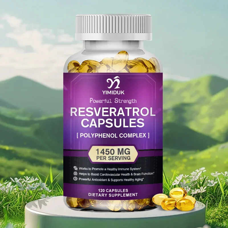 

Капсулы Resveratrol, мощные антиоксиданты и транс-ресвератрол, способствуют против старения, сердечно-сосудистых и поддерживают суставы.