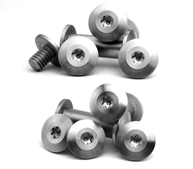 2Sets Stainless Steel Screw for Diy Knife Handle Making Material T8 plum Nails Straight knife folding Knife Handle Screw