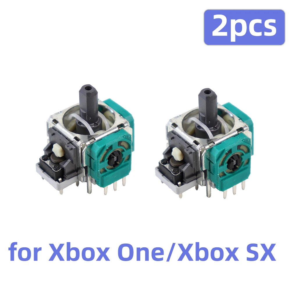 2 قطعة استبدال عصا التحكم التناظرية ثلاثية الأبعاد ل PS5/PS4/Switch Pro/Xbox One/Series تحكم ThumbStick إصلاح أجزاء الملحقات
