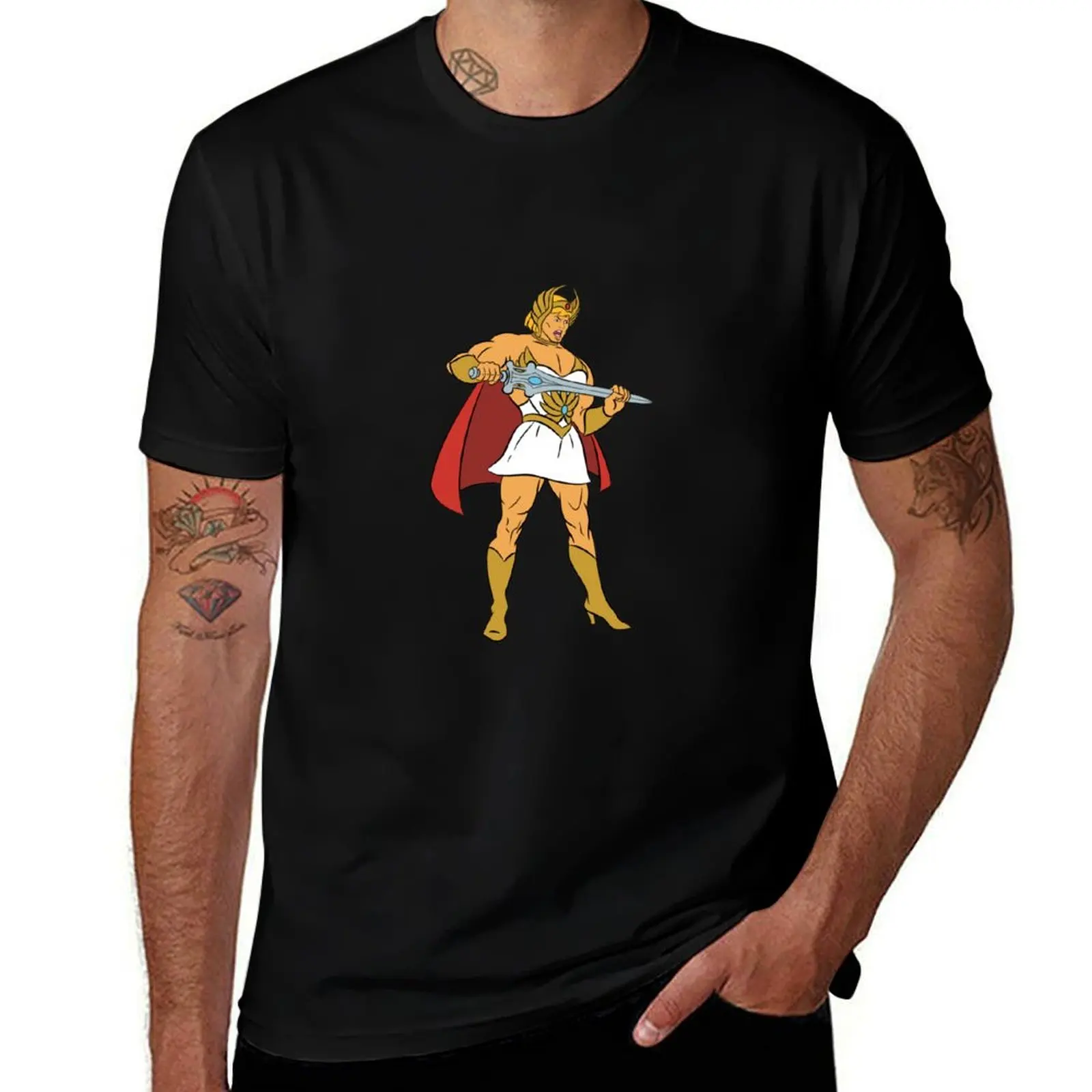 

She-man T-Shirt quick-drying quick drying animal prinfor boys heavyweights compression shirt men