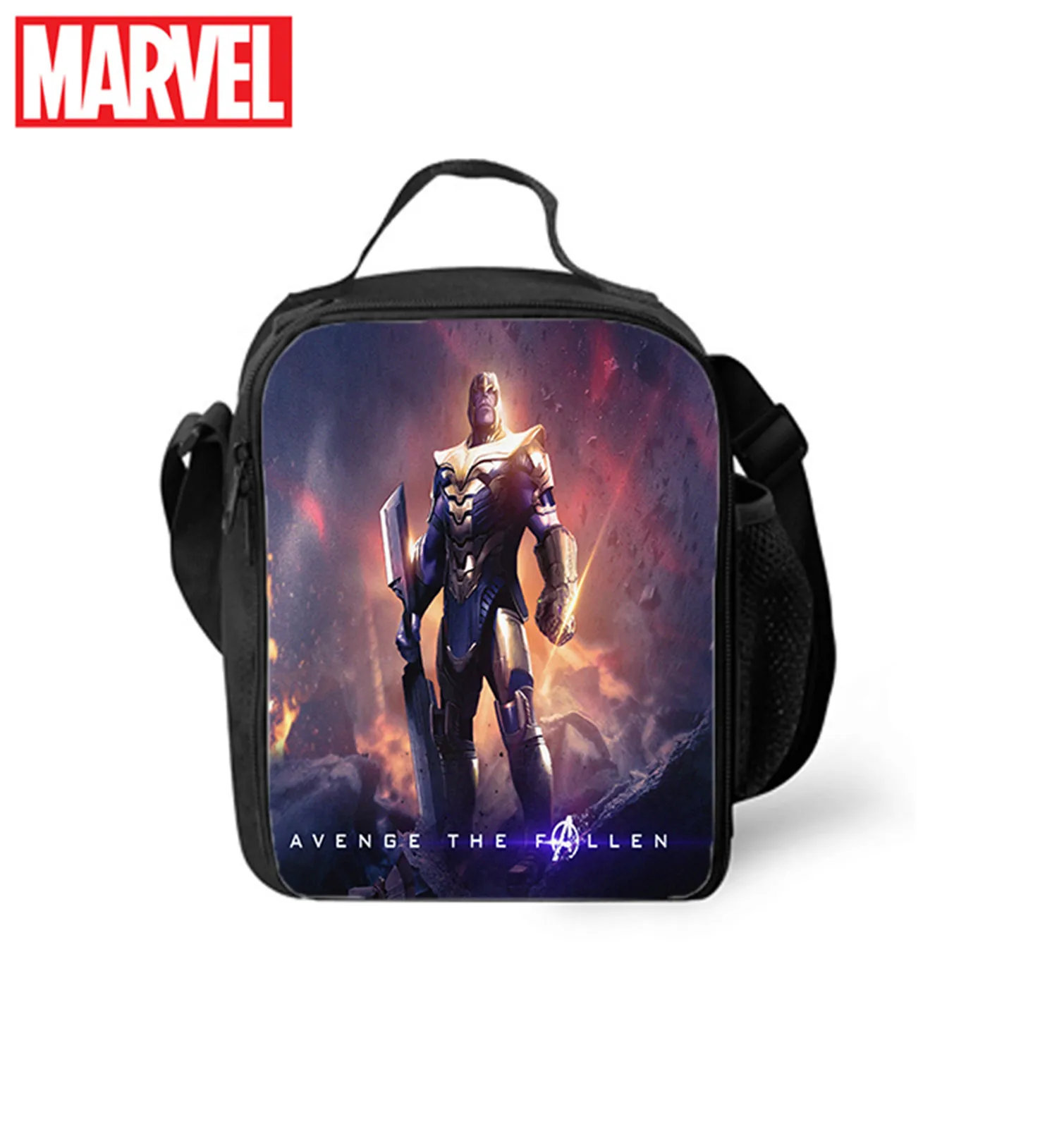 

Student Classic Lunch Box Waterproof School Lunch Tote,Thanos Reusable Thermal Bag for Travel Picnic