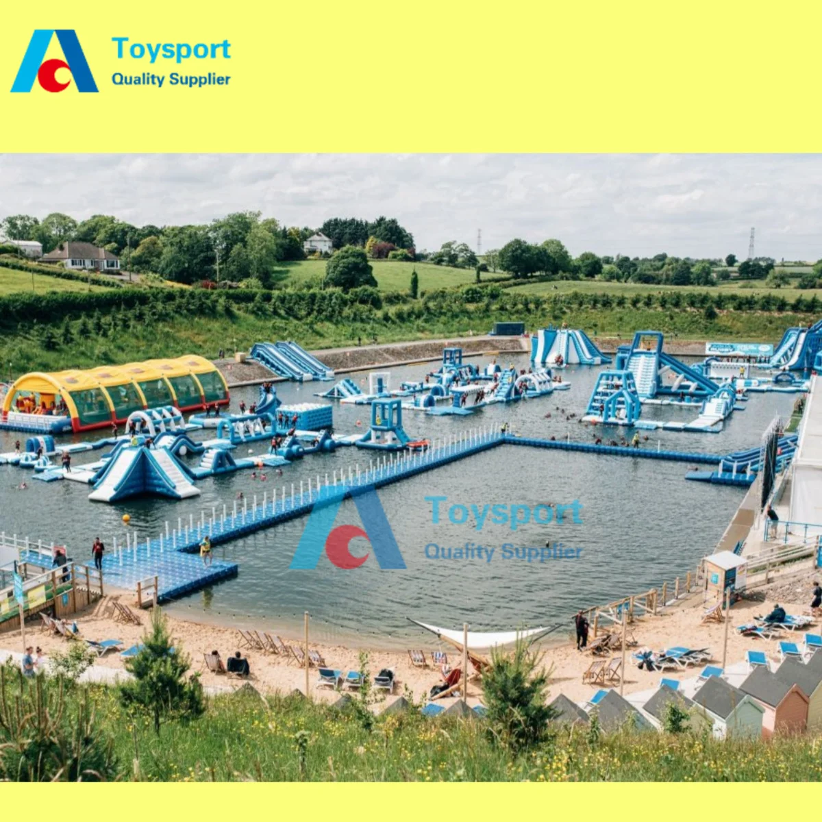 Floating 2024 Inflatable Water Park For Pools Lake Aqau Water Games Park