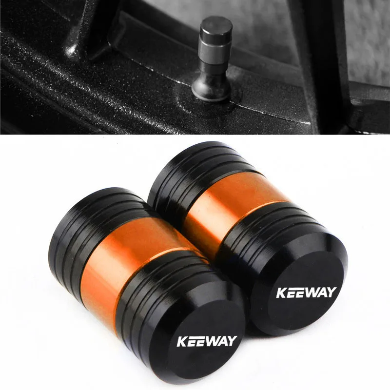 For Keeway Hurricane 50 Vieste 300 Zahara Cityblade K-Light Superlight RKR RKV RKF 125 RKS 150 2020 2021 Wheel Tire Valve Caps