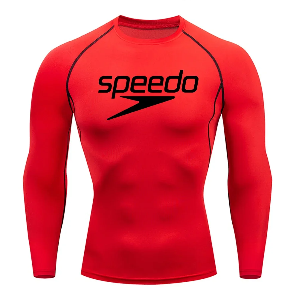 Men Rash Guard Surfing Diving Tee Swimwear Tight short Sleeve T Shirt Swim Floatsuit Top UV Swimming RashGuard Prevent Jellyfish image 3