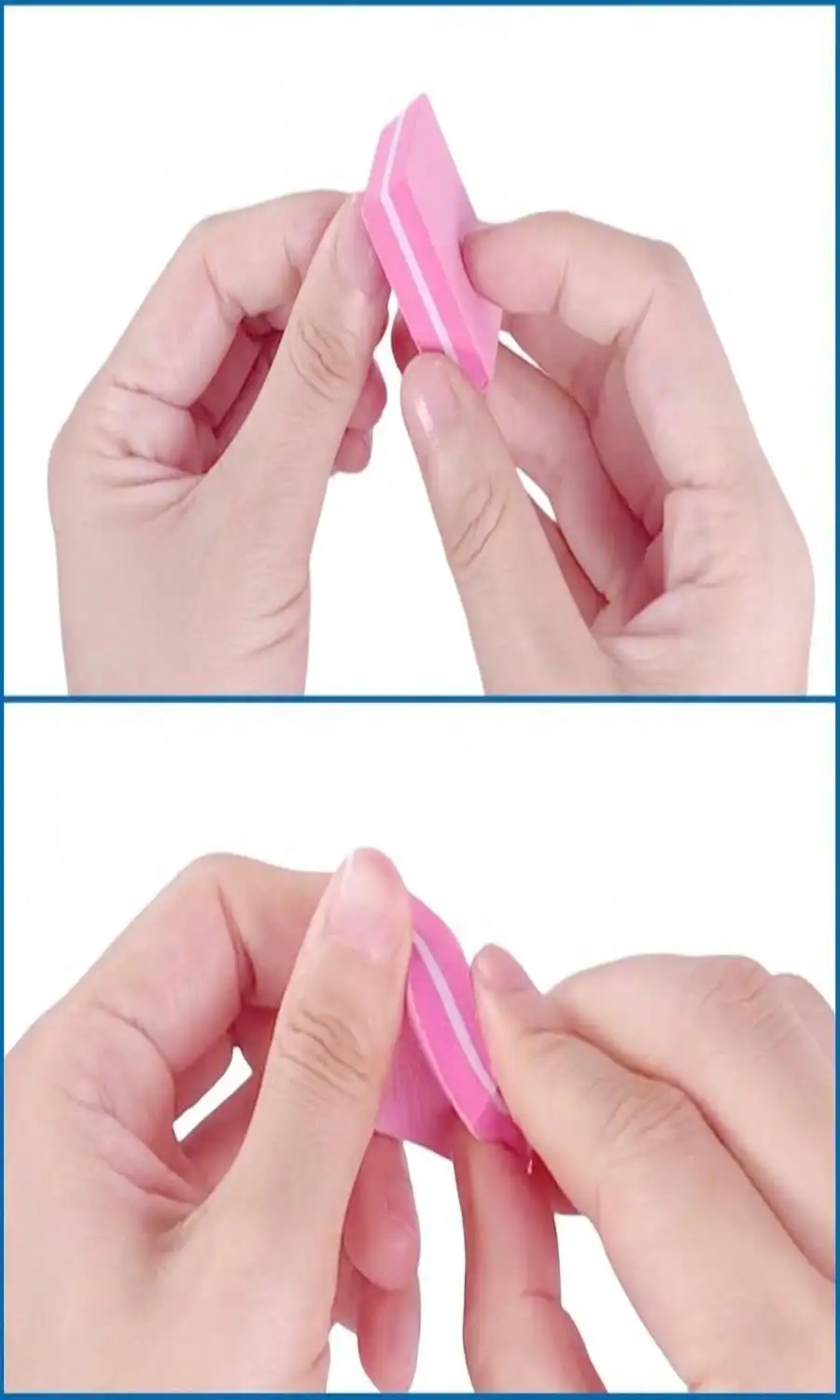 50 sztuk mini bloków polerskich do paznokci o gradacji 180/240 do paznokci akrylowych i naturalnych