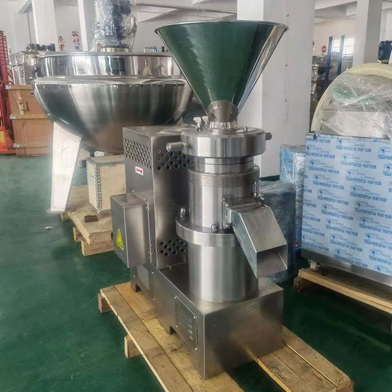 Industrial Colloid Mill for Nut and Tahini Paste Grinding Motor-Driven Food Processing Machine
