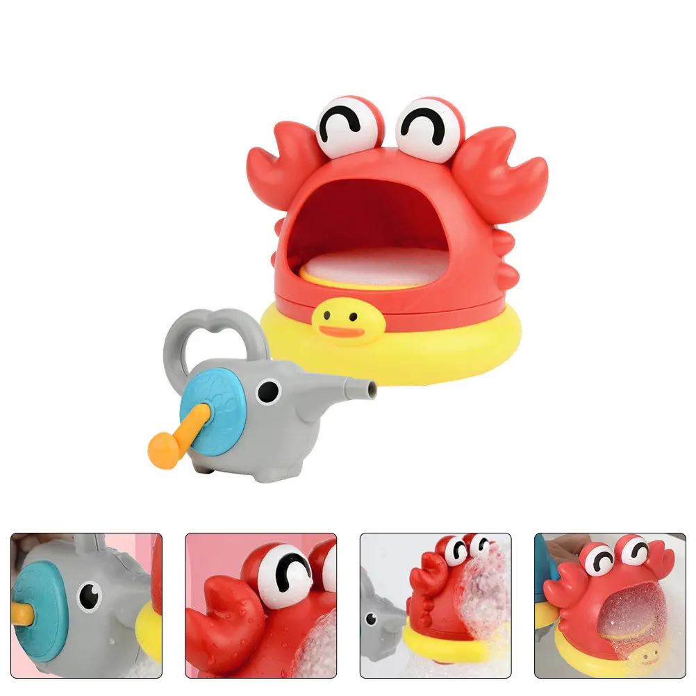 

2 Pcs Floating Bath Toys Bubble Crab Aquatic Inflatable Bathtub for Toddlers Pool