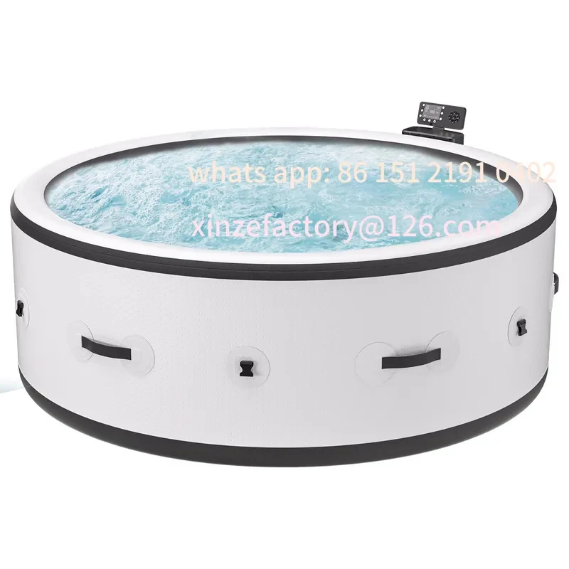 Customizable Automatic Heated Inflatable Hydrotherapy Tub Wave Bubble Massage Household Warm Pool