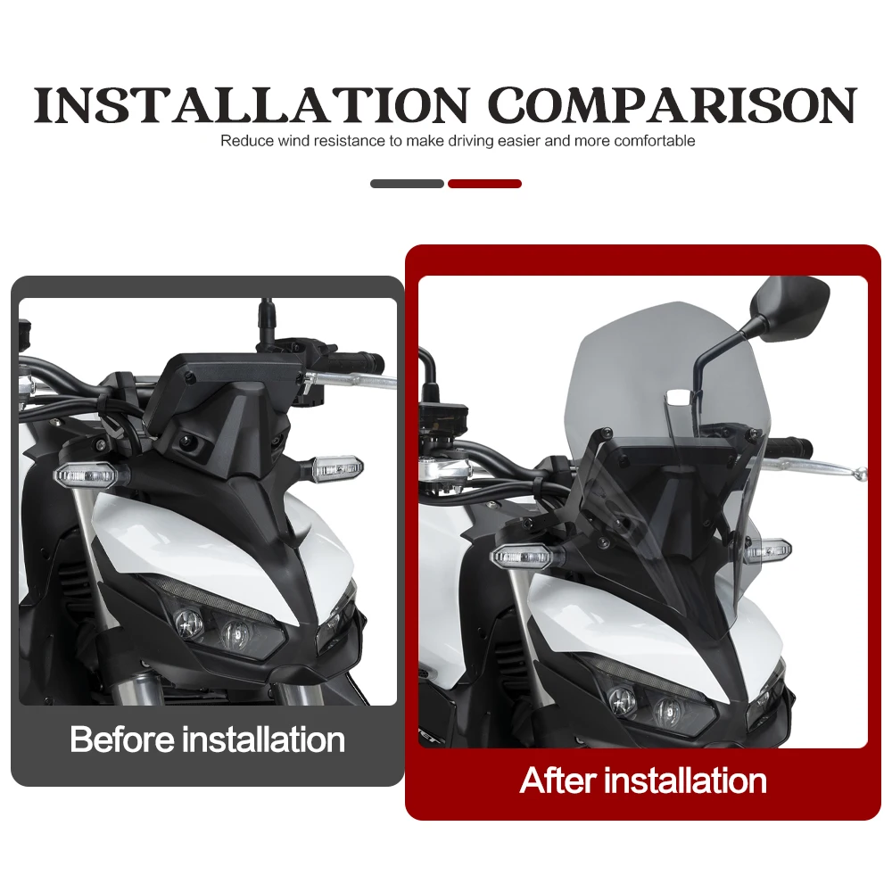 For Honda CB 1000 CB1000 Hornet SP 2025 Motorcycle Windshield Windscreen Air Deflector  Front Screen Fairing Cover Wind Shield