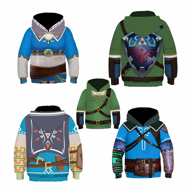 Breath of the wild fashion zip up hoodie