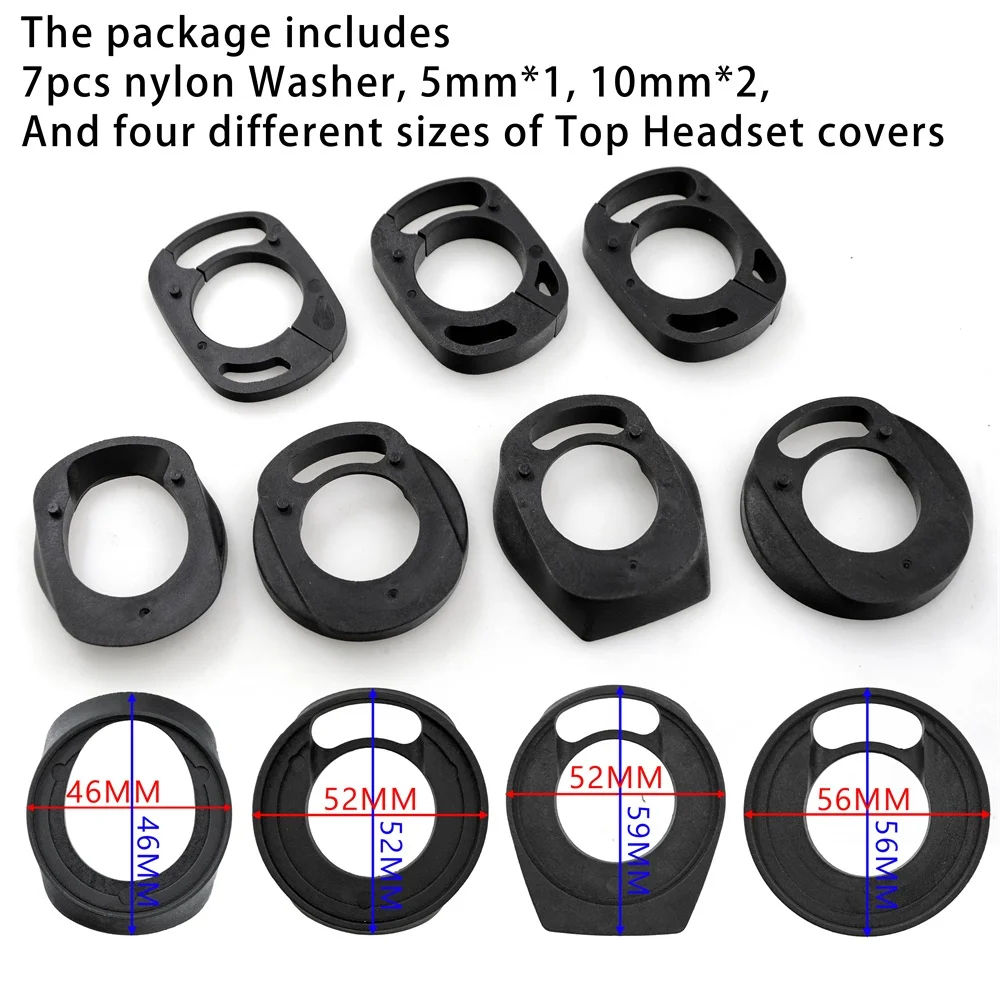KOCEVLO K05 SES Gravel Carbon Integrierter Lenker für 28,6mm Gabel mit Abstandshaltern, interne Kabelführung, einteiliger Rennradlenker. – Detail 9