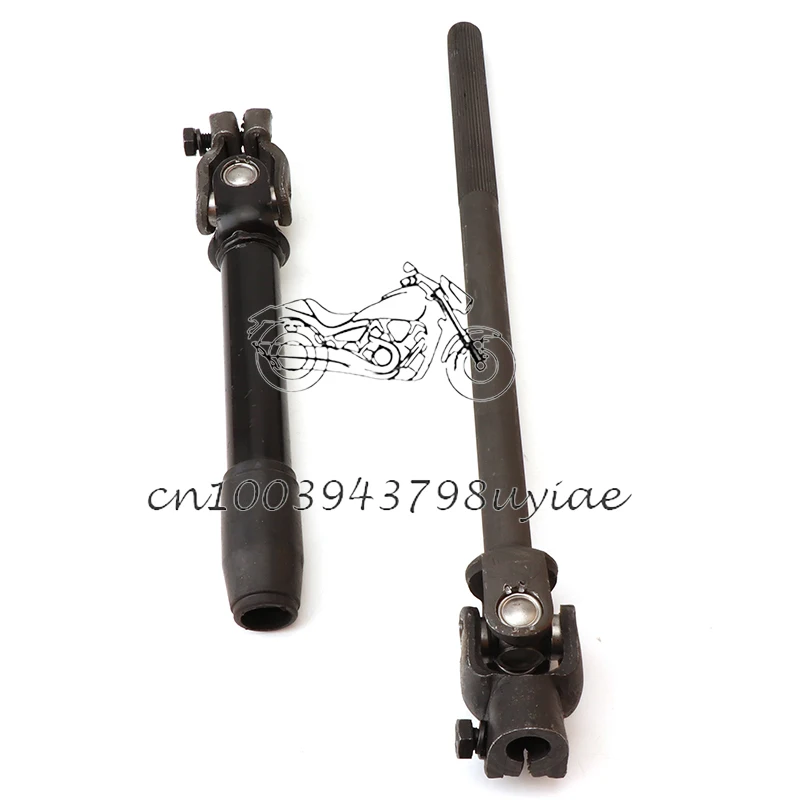 370mm/480mm/505mm/535mm/635mm 30T Adjustable Steering Knuckle Go Kart U joints Shaft Rod for 200CC 250CC ATV UTV Parts