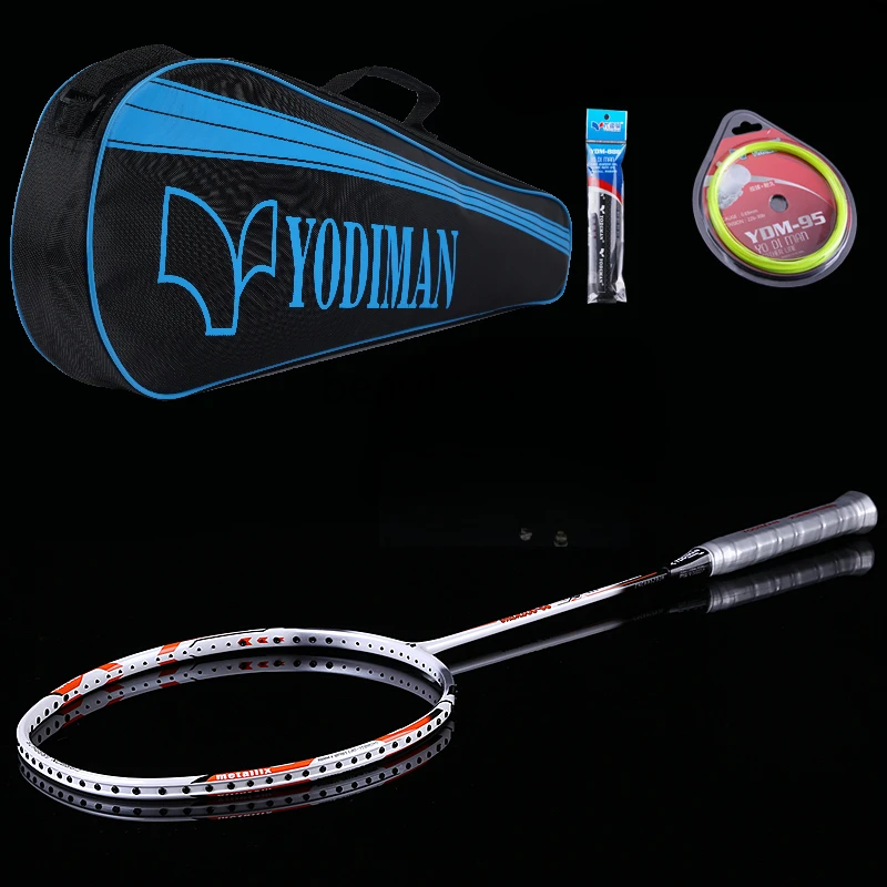 Badminton racket full carbon ultra-light all-round defensive single