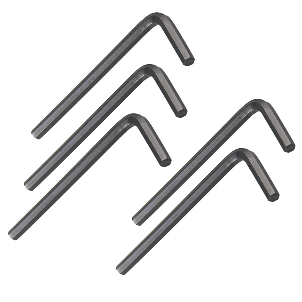 

5pcs 6Mm Carbon Steel L Shaped Hexagon Allen Key Wrench Set Spanner For Machine Car Repair Tools Hand