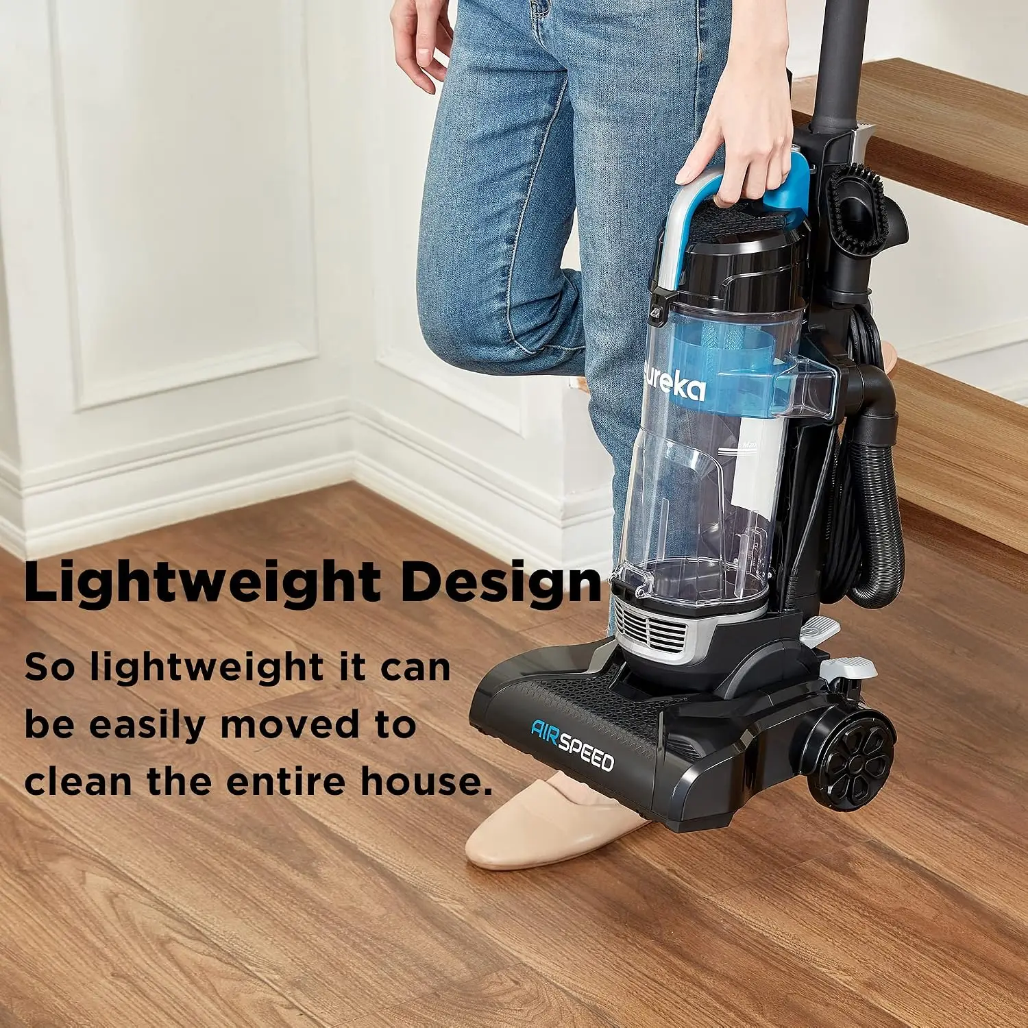 Vacuum Cleaners Home Airspeed Ultra Lightweight NEU10AE5 Senior Friendly 77 lb Pet Hair Upright Vacuum Carpet Hard Floor Brush C
