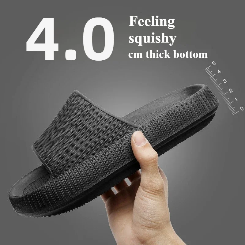 Slippers Men Women Wear Thick-soled Non-slip Summer Quarters Bathroom Shower Eva Sandals