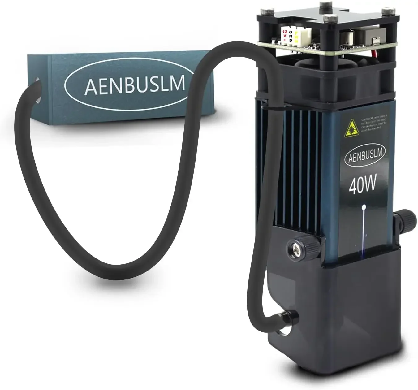 

AENBUSLM 40W Laser Module with Air Assit for Laser Cutter & Laser Engraver Machine,5.5W Output Power,Built in FAC,Ultra-Fine Com