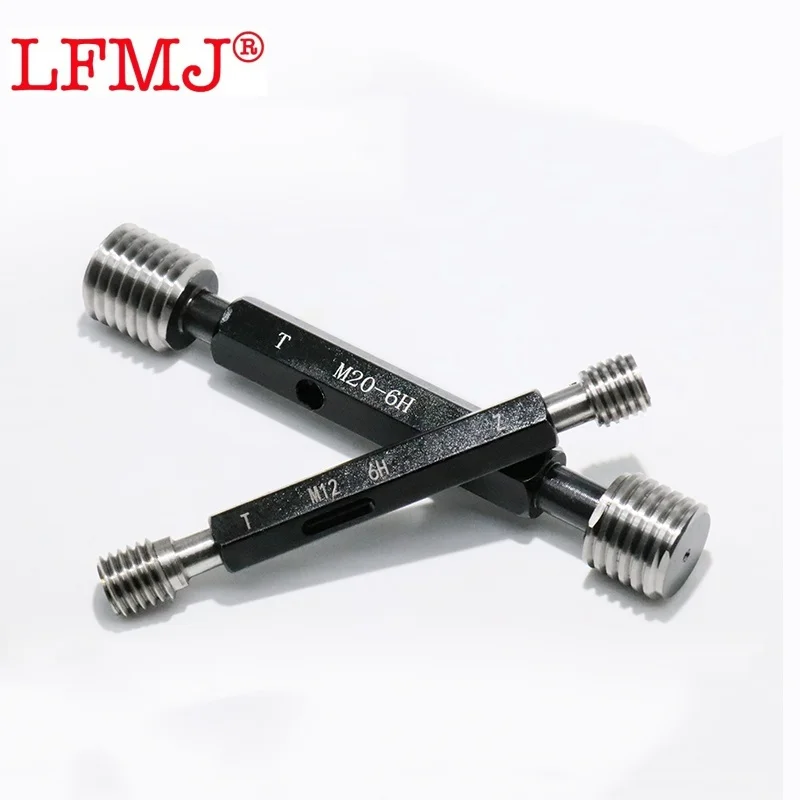 Imagem -04 - Parafuso Métrico Padrão Tooth Thread Plug Gauge Aço 6h Ferramenta de Medição Alta Qualidade Atacado 1pc