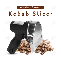 ITOP-Wireless Handheld Kebab Slicer, cortador de carne giroscópio, tipo recarregável, Shawarma Slicer