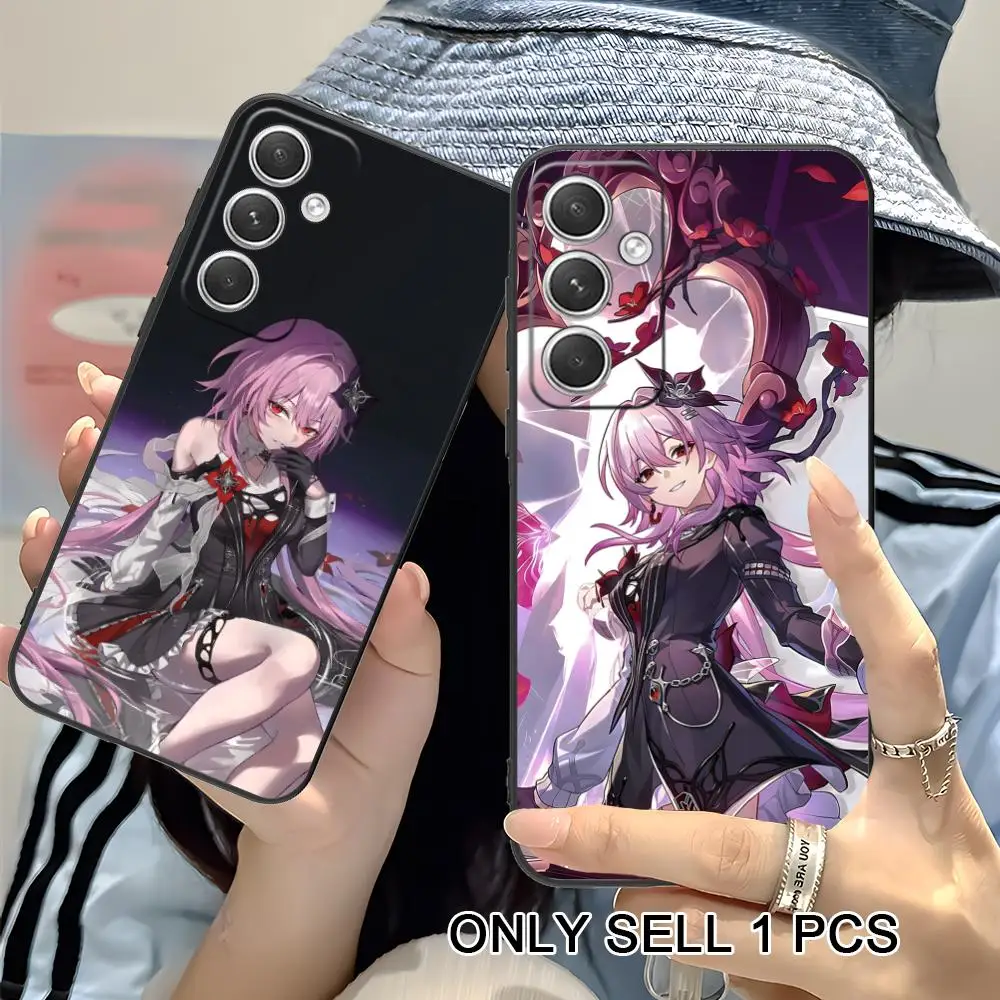 HSR Evernight Phone Case for Samsung Galaxy S26 S25 S24 S23 S22 S21 S20 Note20 Plus FE Ultra Soft TPU Shockproof Cover