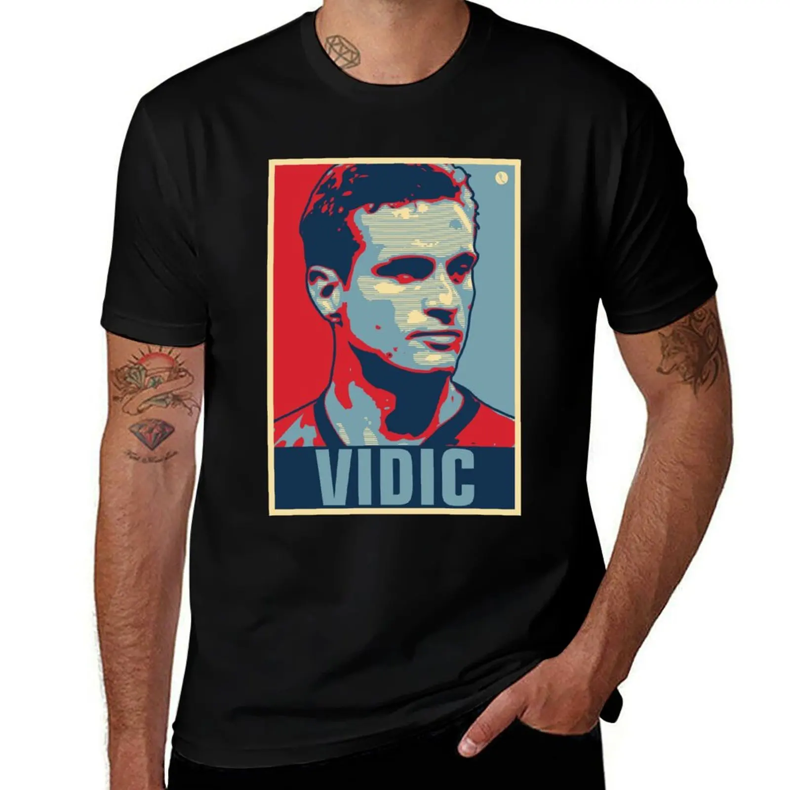 

Vidic T-Shirt t shirt man casual printed t shirts for man man t shirts for men T-shirt
