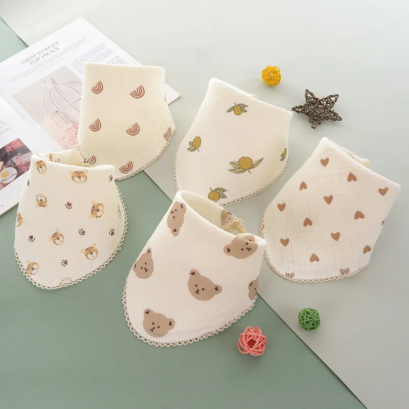 

1 шт., детский квадратный платок из чистого хлопка