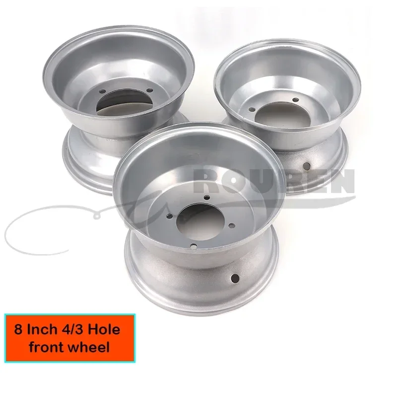 

ATV8 Inch 4/3 Hole Hub Rim 150cc-250cc Suitable For Go-Kart Accessories 19X7-8 Four-Wheel Off-Road Motorcycle Parts Modification