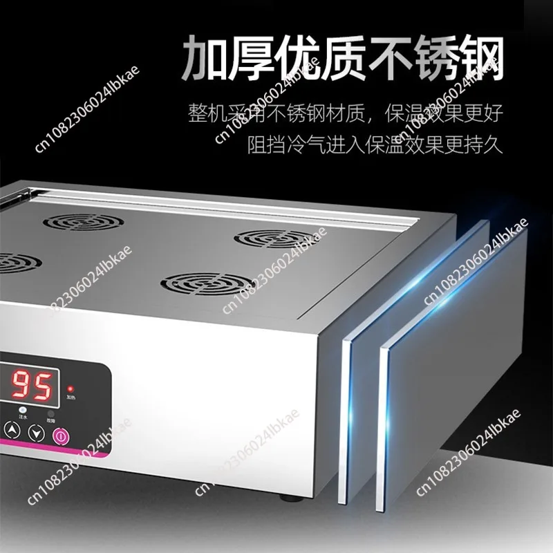 Commercial electric steamer for taiwan-style steamed buns, soup buns, and mantou - all-in-one commercial steaming equipment