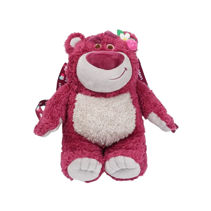 [ตลก] Disney Lilo & ตุ๊กตาของเล่นเด็กเรื่อง3 lotso Stitch กระเป๋าเป้ตุ๊กตาผ้ากำมะหยี่สร้างสรรค์ของเล่นของขวัญวันเกิดวันคริสต์มาส