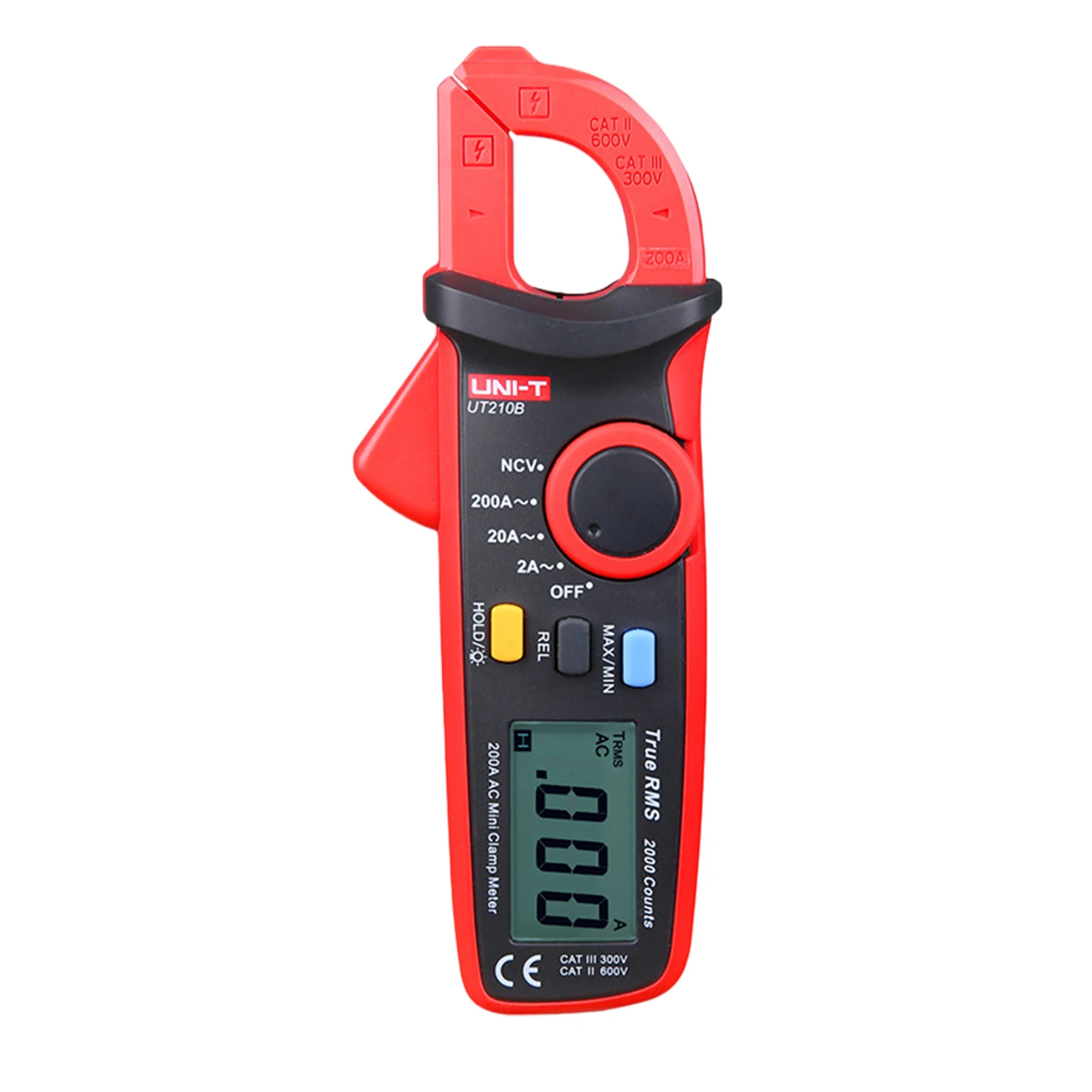 UNI-T UT210B Digital Multimeter True RMS 200A AC Mini Clamp Ammeter NCV Test Professional Multimeter Digitais LCD Backlight