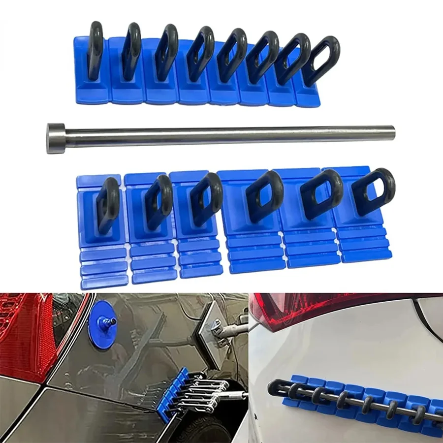 New Car Dent Repair Tool Auto Dent Puller Kit Heavy Duty Cars Body Dent Remover Glue Pulling Tabs Blue Pull Tools