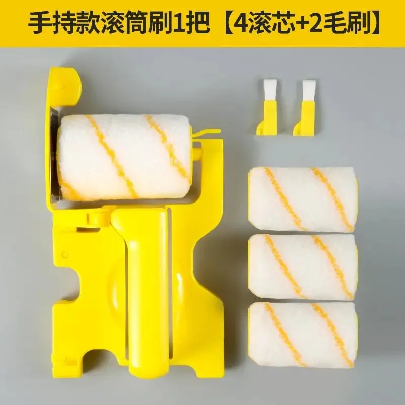 Roller brush, latex paint, stroke brush, wall painter paint, wall trimming, inner corner edge, inner wall brush