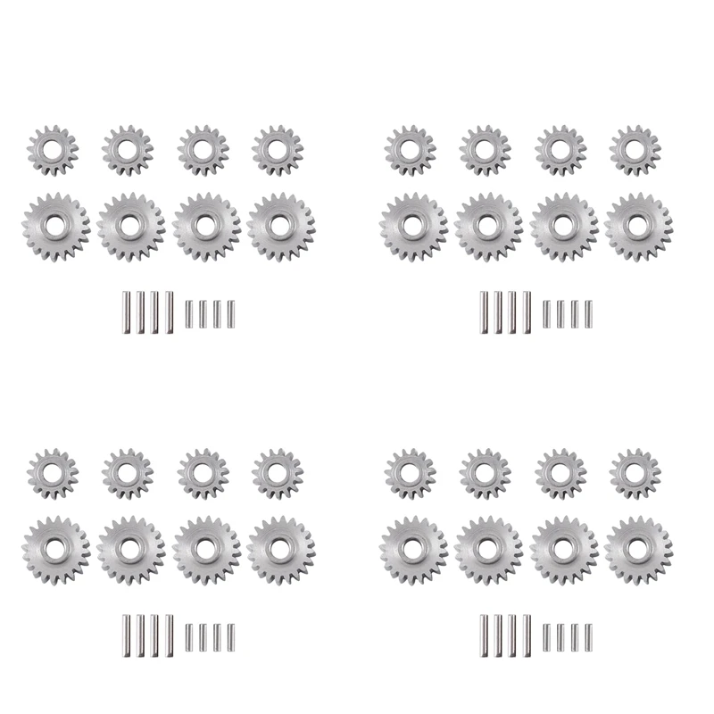 

32Pcs Overdrive Steel Portal Axle Gear Set 20T 15T For 1/24 FMS FCX24 RC Crawler Car Upgrade Parts