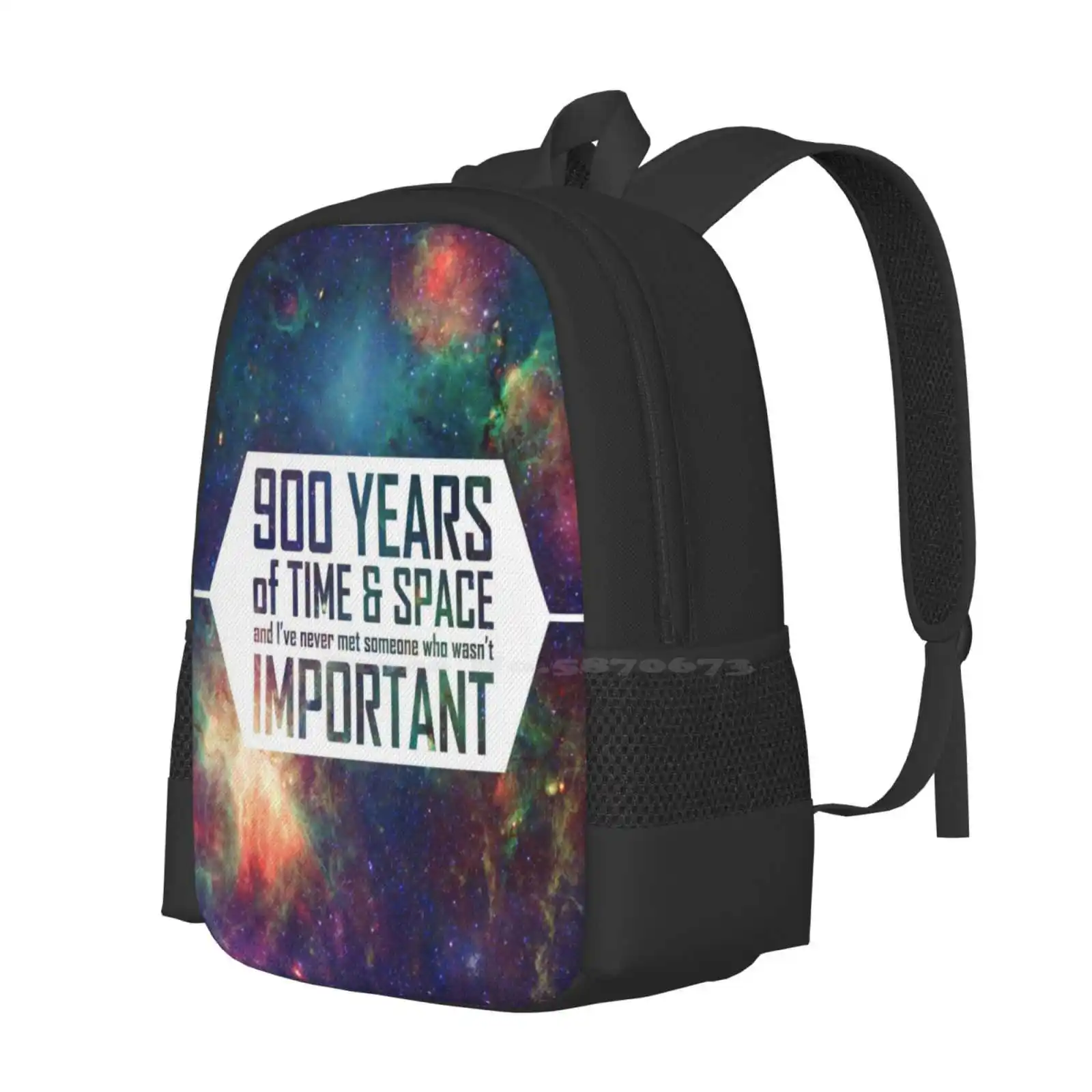 900 سنة من الوقت والمكان على ظهره للطلاب مدرسة الكمبيوتر المحمول حقيبة سفر الخيال العلمي إقتباس وقت الفضاء صندوق الشرطة برنامج تلفزيوني الحادي عشر #2