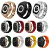 스테인레스 스틸 스트랩 + 케이스 IWatch 시리즈 49mm 액세서리 용 Apple Watch Ultra 2/Ultra 49MM 용 고급 수정 모드 키트 6