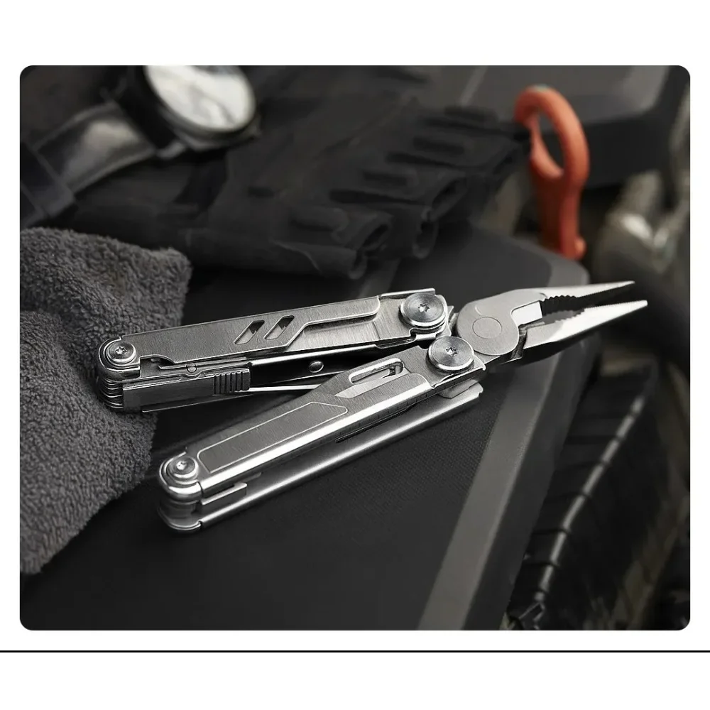 Security Lock Phillips/Slotted /Glasses Screwdriver Bottle Opener New Stainless Steel18-in-1 Multifunctional Knife Outdoor Tools
