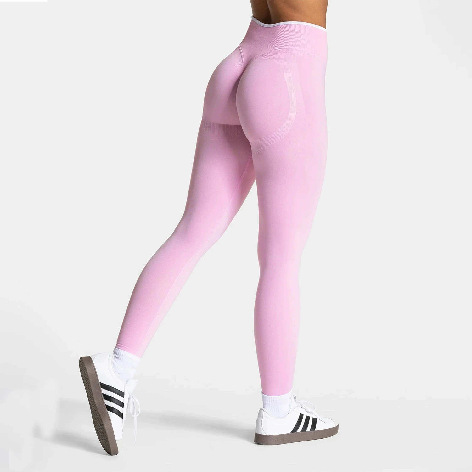 

Women Three Waist Gym Yoga High waist pants woman Peach Buttocks Solid Color Tight Fitting Sports Leggings Yoga Exercise Pants