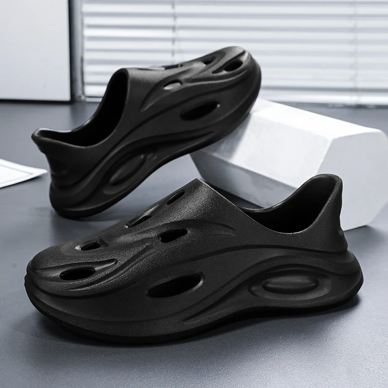 

Couple's Dual-Purpose Closed-Toe Sandals for Daily Use at Home and Outside, Ultra-Light Eva Sandals for Cushioning and Multi-Purpose Use on the Beach