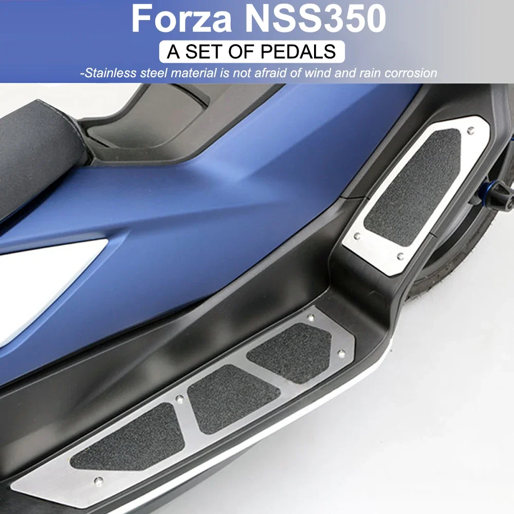 

For Honda Forza 350 NSS 350 NSS350 Forza350 New Motorcycle Footrest Footboard Step Footpad Pedal Plate Foot Pegs Forza125 2025