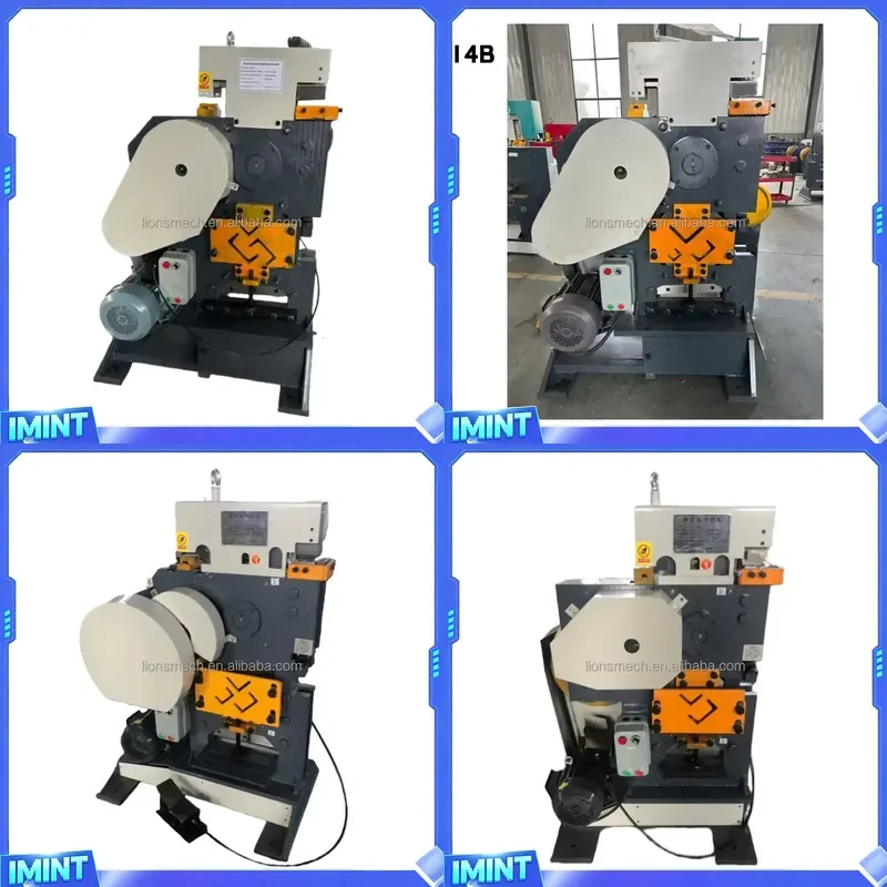 

Hot Sale Lions Hydraulic Product Model 8B 10B 12B 14B Multi-Function Punching Shearing Machine for Metal Industrial