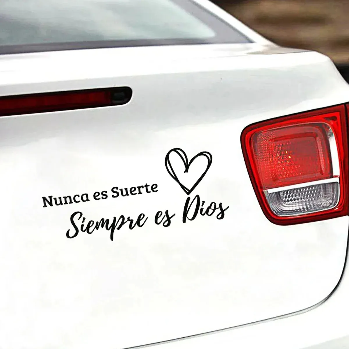 Never Short Of Luck But Timeless Stickers Waterproof Vinyl Letter Stickers Car Decorative Paper