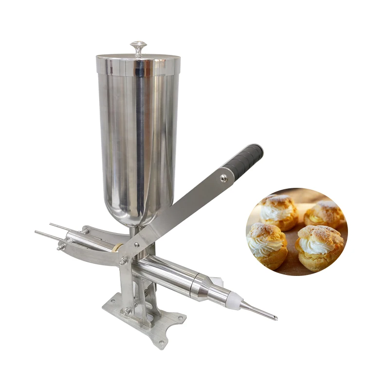 

Bread Biscuit Donut Cream Injector Butter Puff Cake Filling Machine For Cake