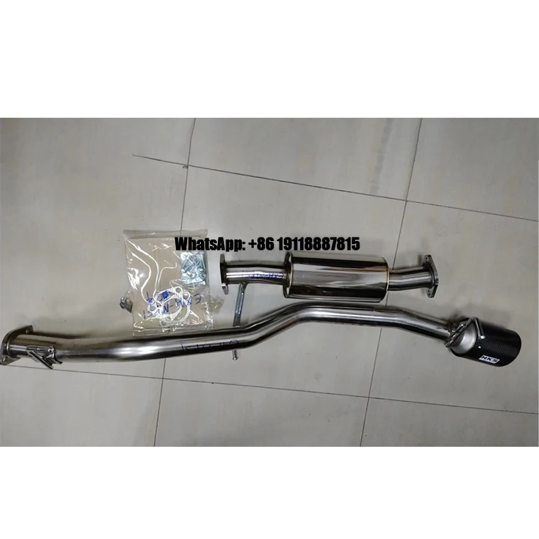 

Exhaust System Carbon Dual Tail Tip Muffler Exhaust Pipe Performance for PAJERO 2015+Middle Section of Exhaust System