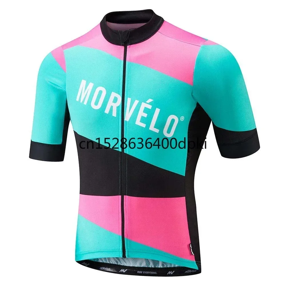 Morvelo cycling Jersey 2023 Road bike Speed short sleeve Jersey Quick Dry Breathable Team racing cycling clothing ropa ciclismo