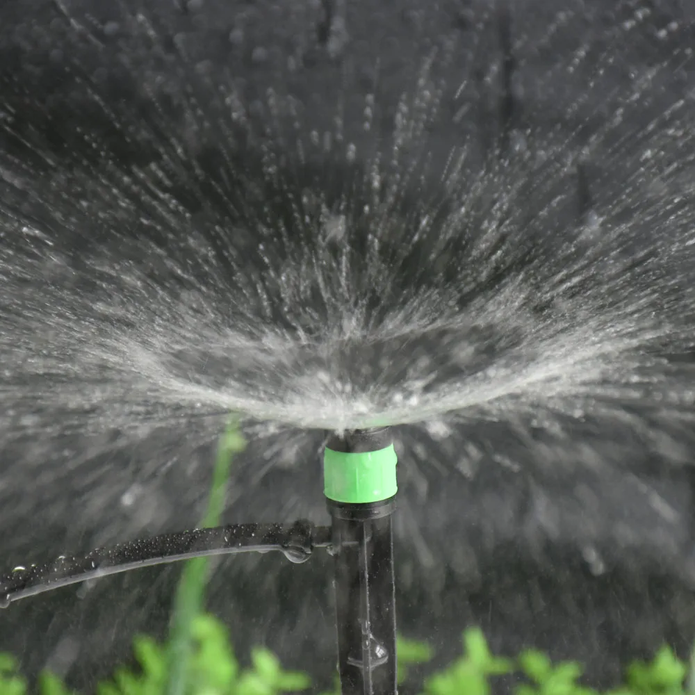 Drip Irrigation Micro Watering Sprinklers 360 Degrees Rotating Mist Nozzle  For Farm Garden Greenhouse