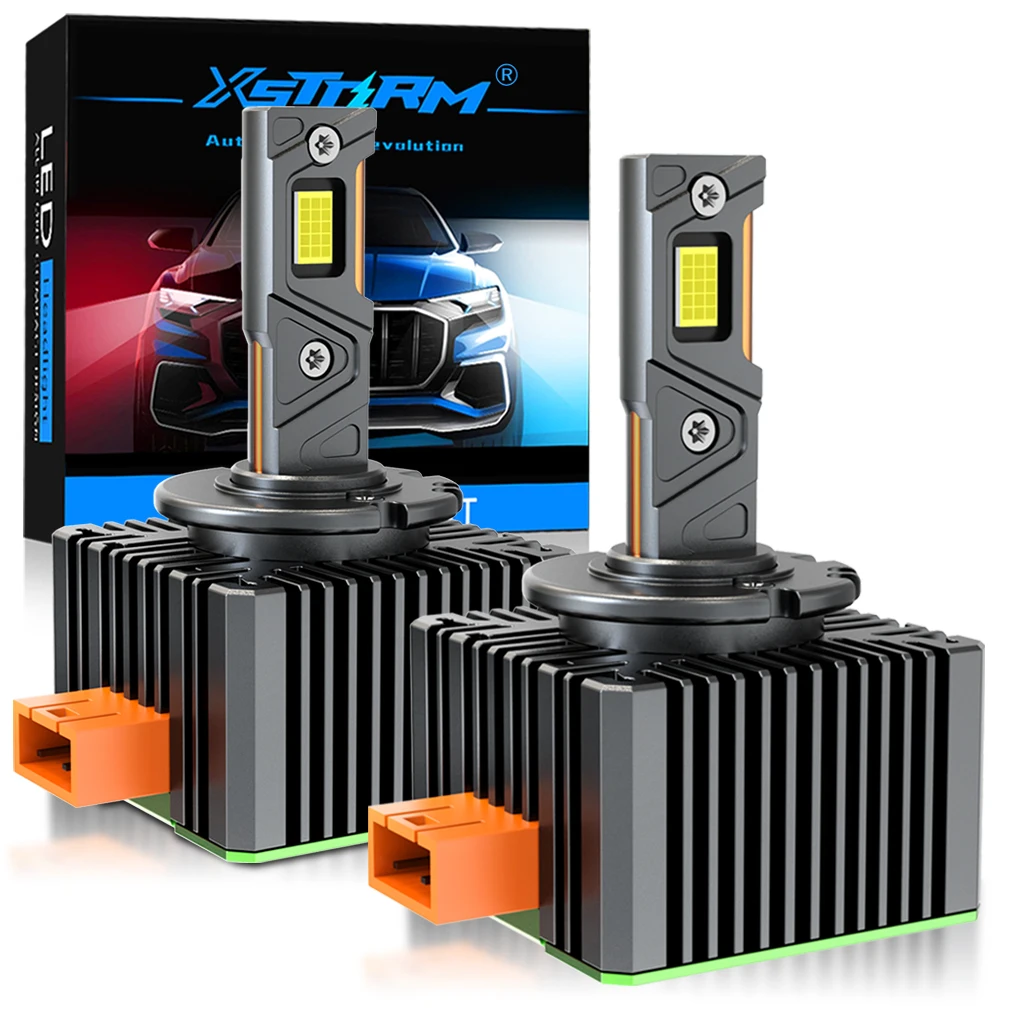 XSTORM D1S D3S LED Car Headlight Bulbs Canbus 900000LM D4S D2S  Led Auto Bulbs Two-sided Car Lamp Xenon HID 6000K 12V 24V