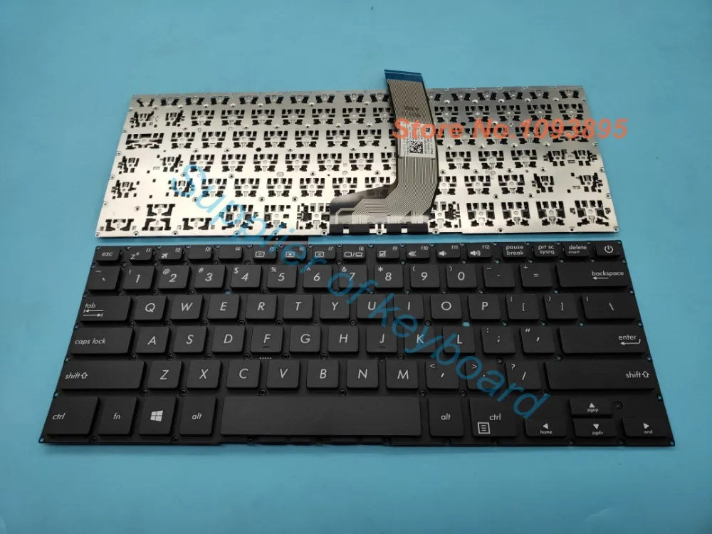 NEW Latin Spanish/English Keyboard For ASUS Vivobook X405 X405U X405UA X405UQ X405UR Laptop Black